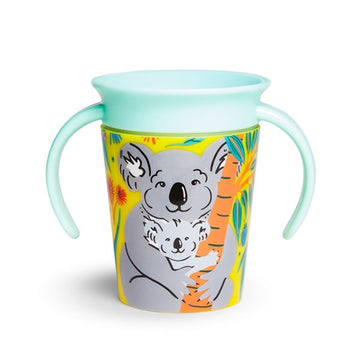 マンチキン ハンドル付きミラクルカップ・ワイルドラブ コアラ MUNCHKIN 【コップタイプ 漏れにくい こぼれにくい】【送料無料 沖縄・一部地域を除く】